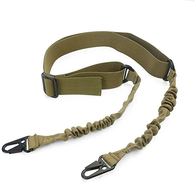 Feyachi 2 Point Rifle Sling/Gun Sling Adjustable Shoulder Strap with Metal Hook