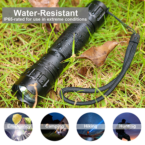 Feyachi FL17 1200 Lumens Tactical LED Flashlight with M-Lok Rail Mount, Pressure Switch Included