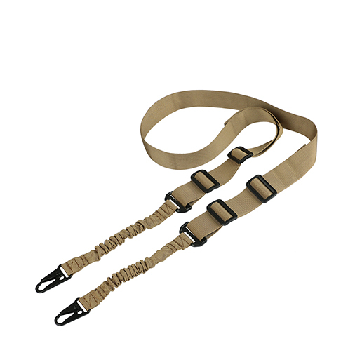 Feyachi L46 Two Points Rifle Sling with Large Metal Hook Adjustable Length Gun Sling