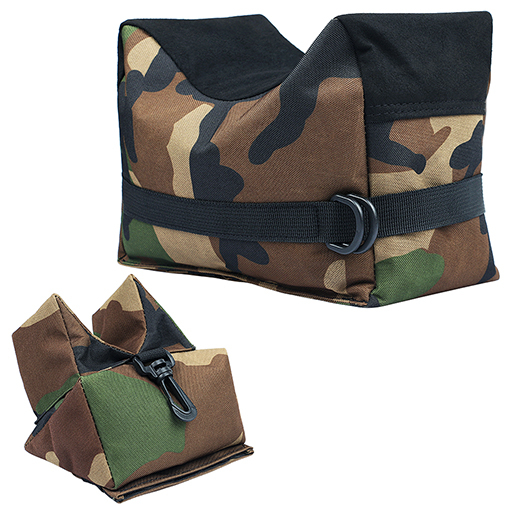 900D Oxford Outdoor Shooting Rest Bags Rest Front and Rear Support SandBag Stand Holders with 900 Denier Polyester Durable Construction and Water Resistance for Rifle Hunting- Unfilled-Camouflage