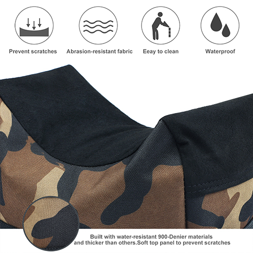 900D Oxford Outdoor Shooting Rest Bags Rest Front and Rear Support SandBag Stand Holders with 900 Denier Polyester Durable Construction and Water Resistance for Rifle Hunting- Unfilled-Camouflage