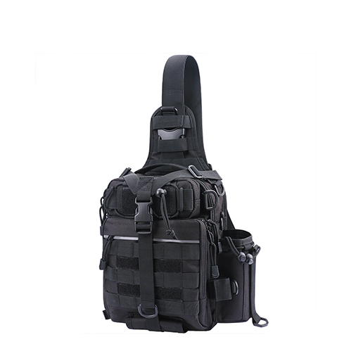 Tactical Sling Backpack Small Waterproof EDC Shoulder Bag Plenty of Pockets for Fishing