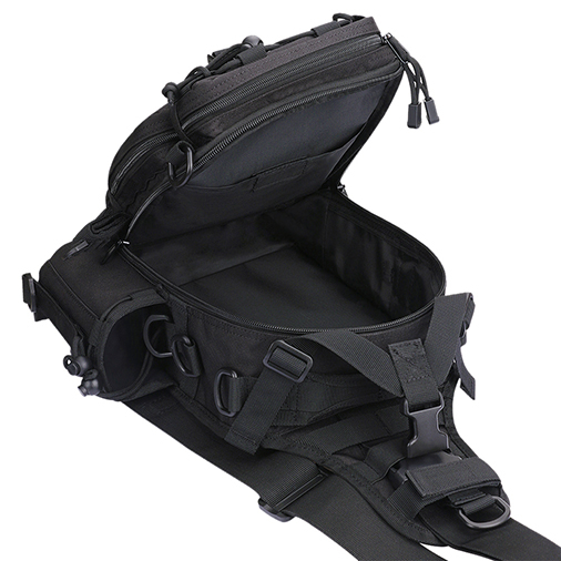 Tactical Sling Backpack Small Waterproof EDC Shoulder Bag Plenty of Pockets for Fishing