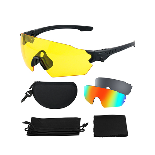 Shooting Glasses for Men and Women Anti Fog Z87 and Safety Glasses Sport Sunglasses Tactical Interchangeable lenses with Case, UV Eye Protection