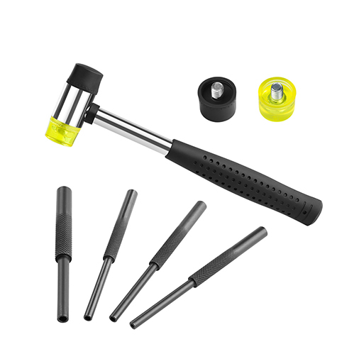 Feyachi Assembly Tool with Hammer and Roll Pin Punch Set