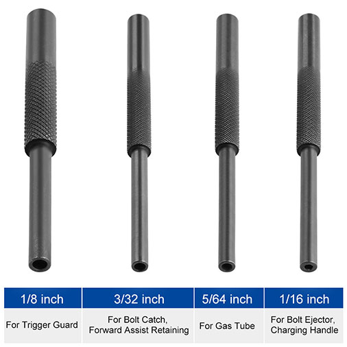 Feyachi Assembly Tool with Hammer and Roll Pin Punch Set