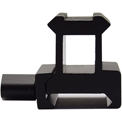 1" Picatinny Riser Mount w/See Through Hole for Scopes and Optics, 1.56" Long, 3 Slot