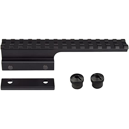 Riser Mount, Tactical High Profile Picatinny Weaver Rail Flat Top Mount Adaptor and Riser for Scopes and Optics, 0.94" H x 5.7" L, 14 Slots