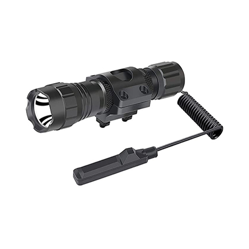 Feyachi FL22-MB Tactical Flashlight 1200 Lumen LED Flashlight with Low Profile M-Lok Flashlight Mount,Rechargeable Batteries and Pressure Switch Included