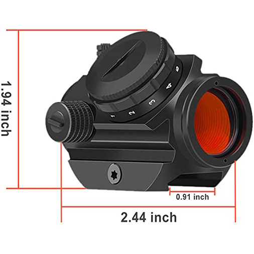 Feyachi RDS-22 Micro Red Dot Sight 2 MOA Compact Red Dot Scope