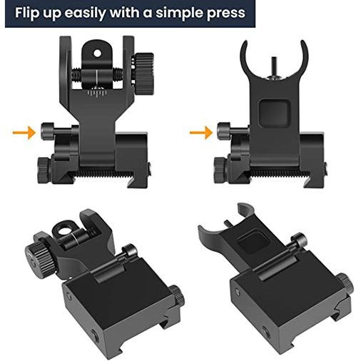 Feyachi Flip Up Rear Front and Iron Sights 