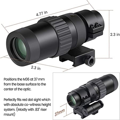 Feyachi Red Dot Sight Optics Magnifier