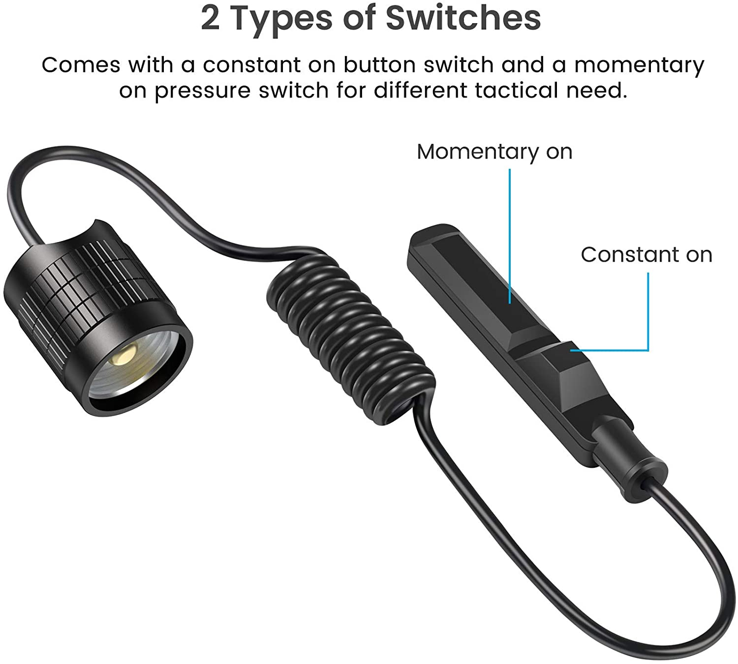 Feyachi WL18 1200 Lumen Tactical Flashlight 