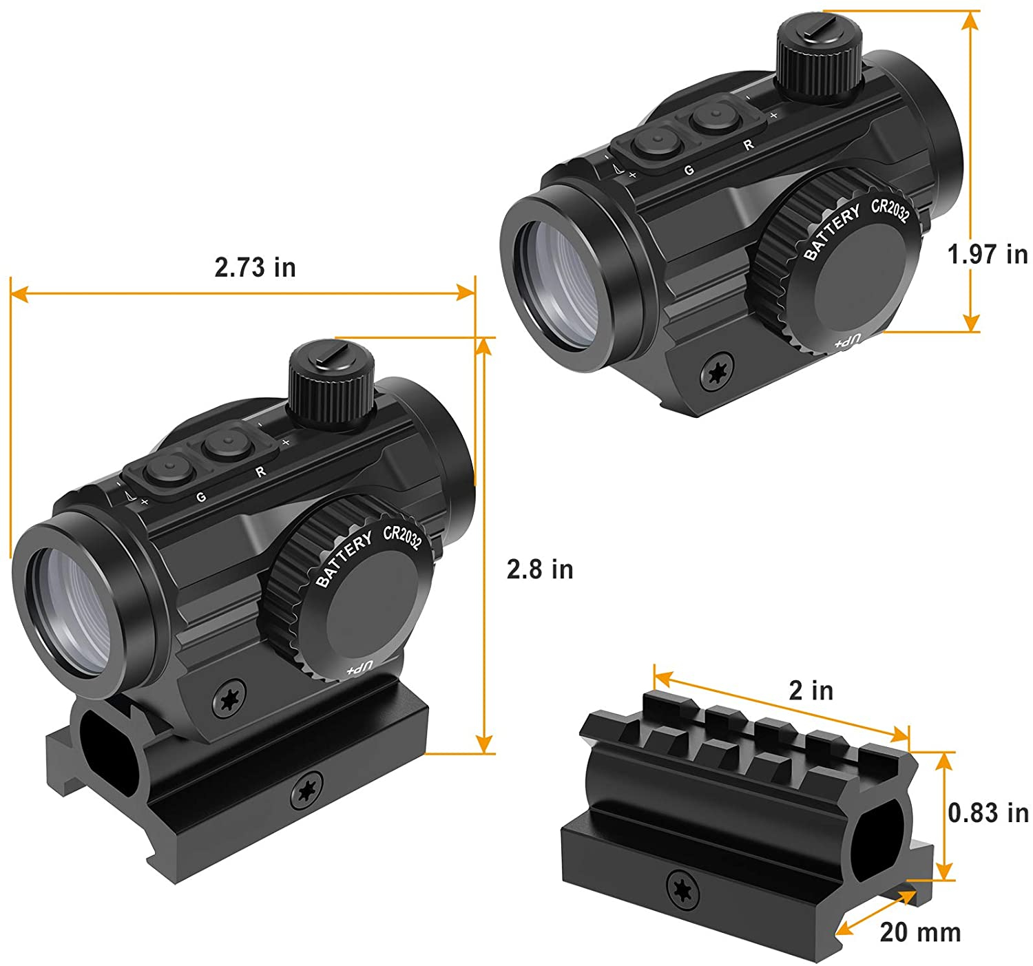 Feyachi Red & Green Dot Sight