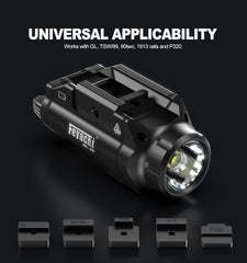 Feyachi HL-28 Pistol Light - 1000 Lumen Tactical Flashlight