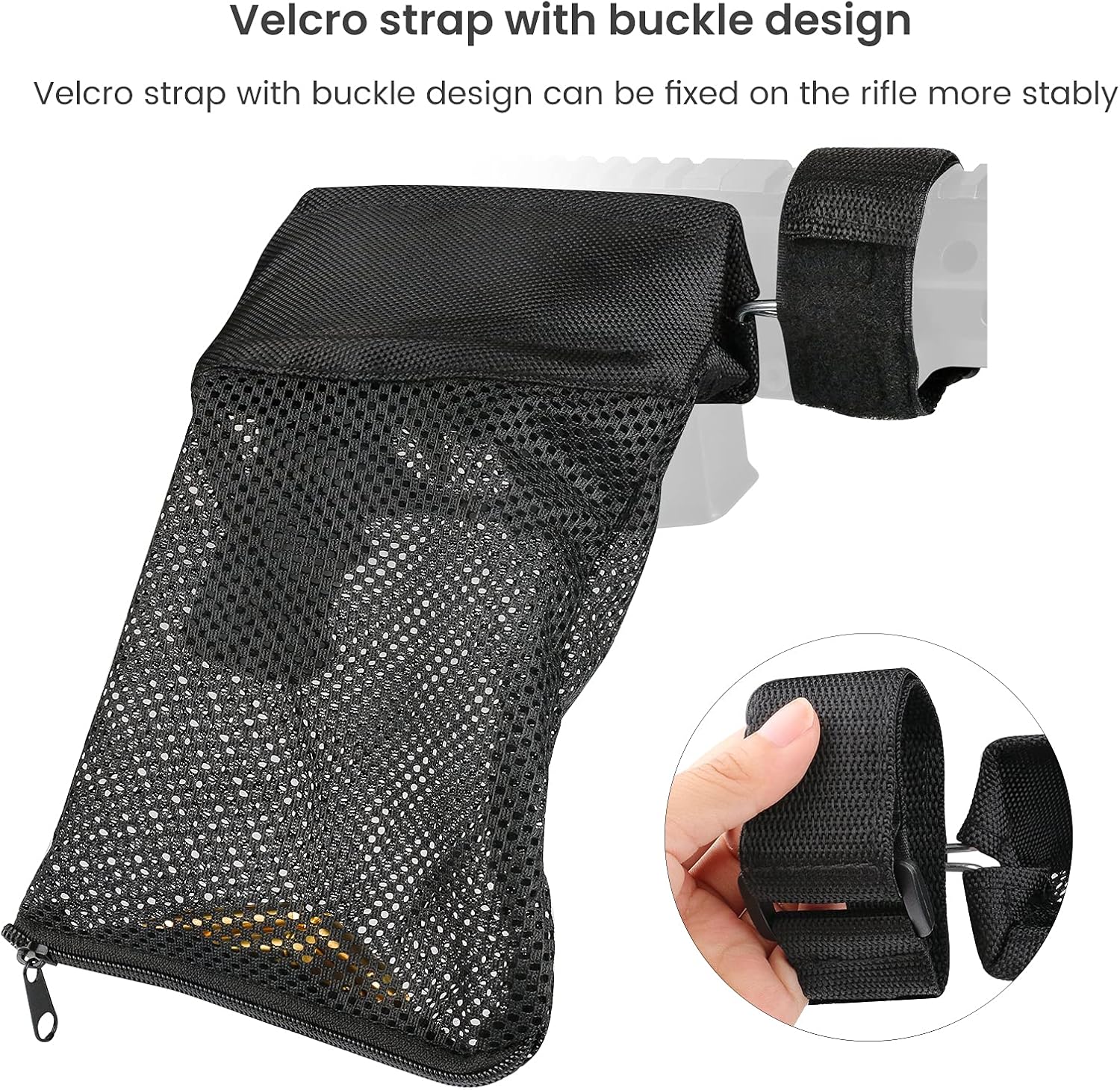 Feyachi SC55 Nickel Brass Shell Catcher for Rifle Range Shooting