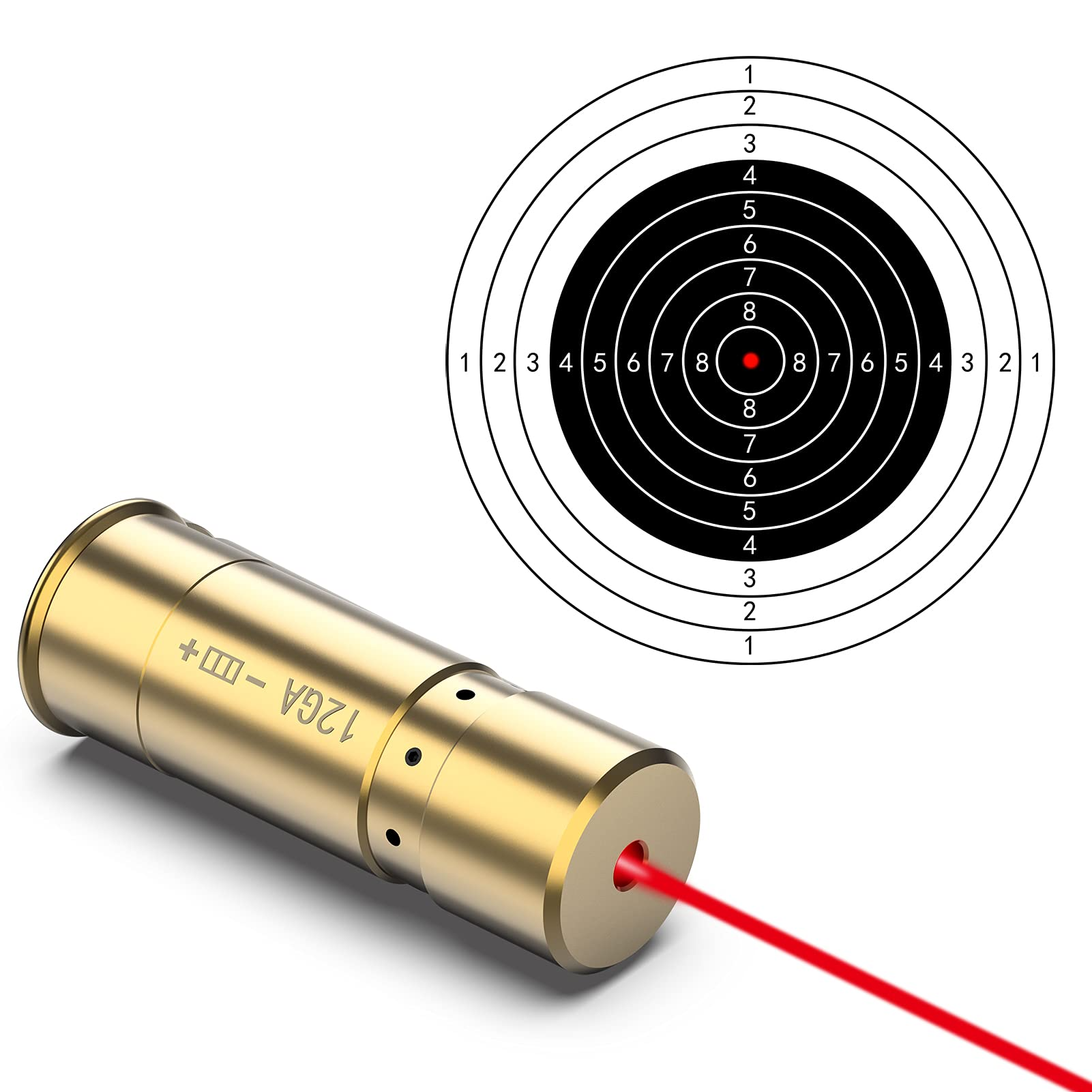 Feyachi BS37 Laser Bore Sight - 12 Gauge Red Dot