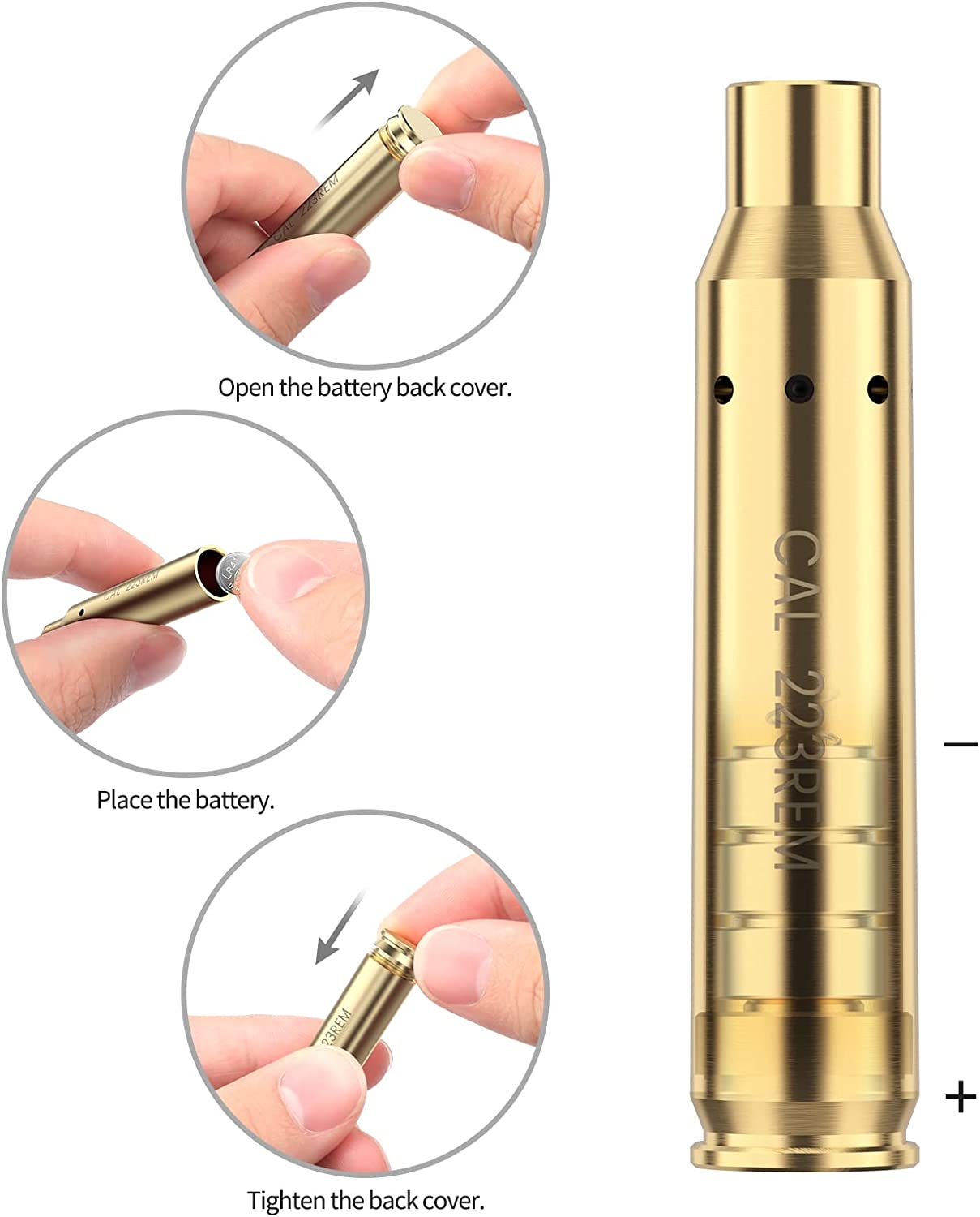 Feyachi BS38 Green Bore Sight - .223/5.56mm Boresighter