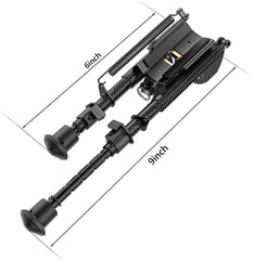 Feyachi RB5074 Carbon Fiber Bipod - Rifle Adjustable Mount