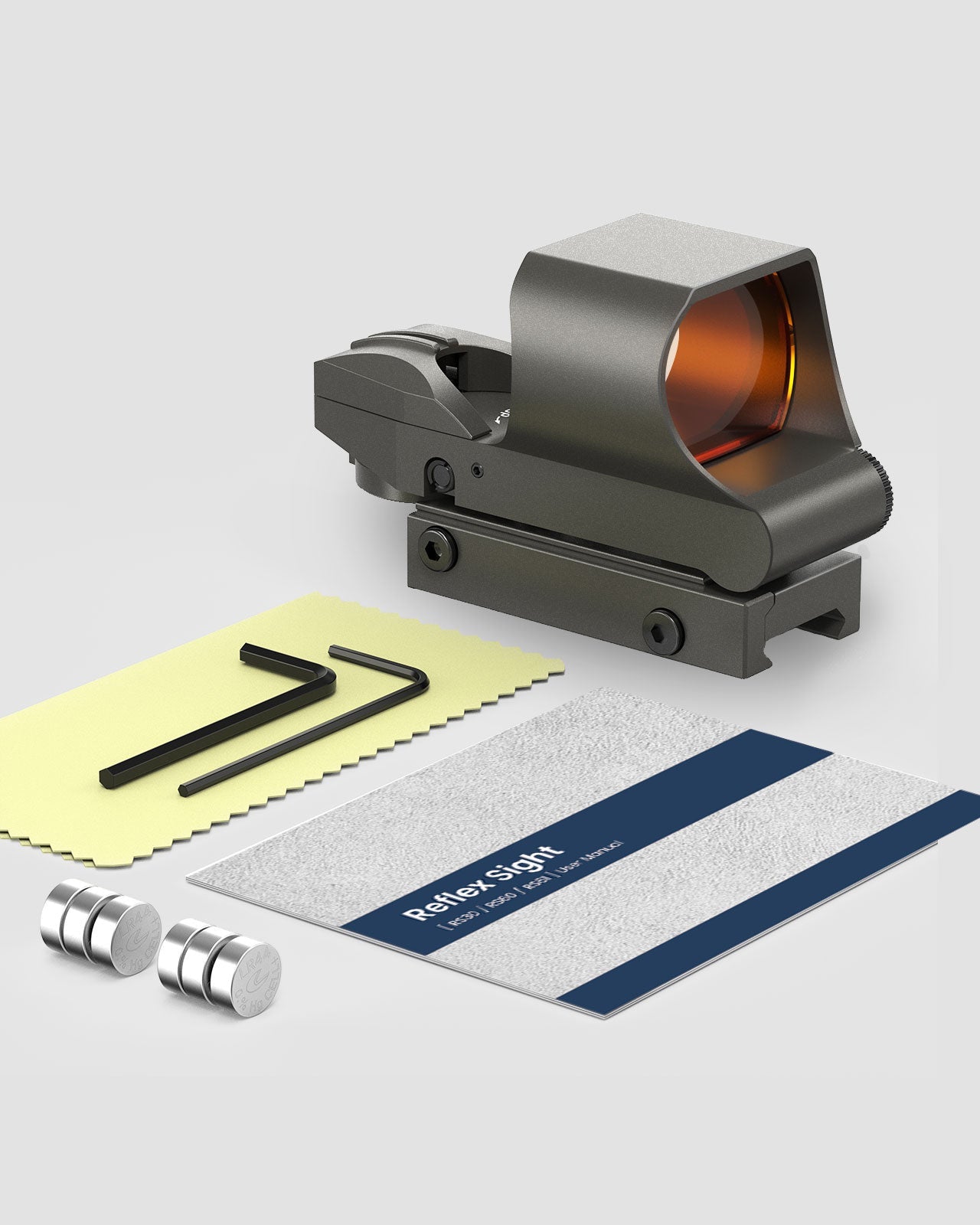 Feyachi RS60 Red Dot Reflex Sight Nickel - Multiple Reticle