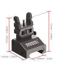 Feyachi S37 Fiber Optic Iron Sights - Flip Up Sights feyachi Default Title Default Title-