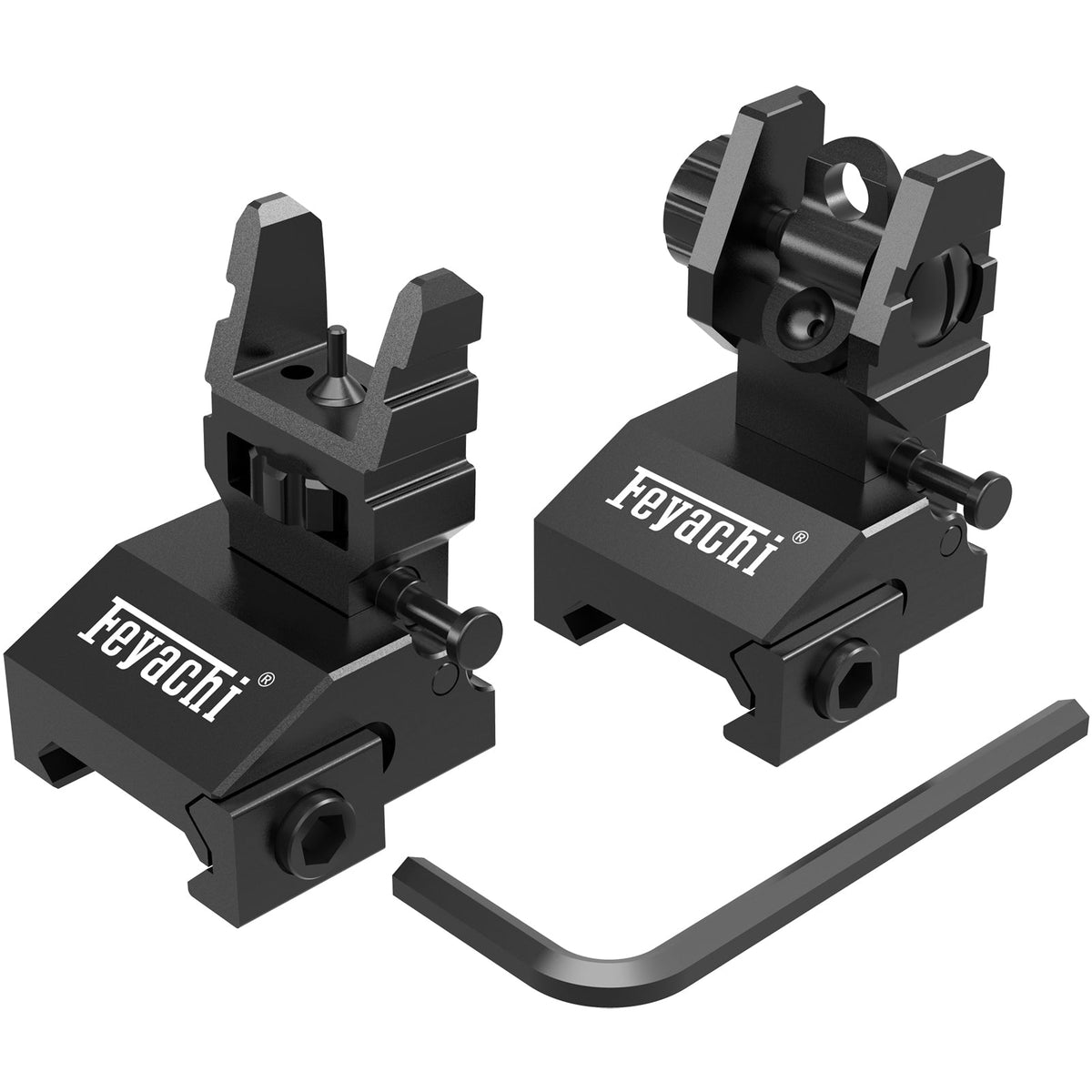 Feyachi S17 Flip Up Sights - Front/Rear Iron Sites feyachi Default Title Default Title-