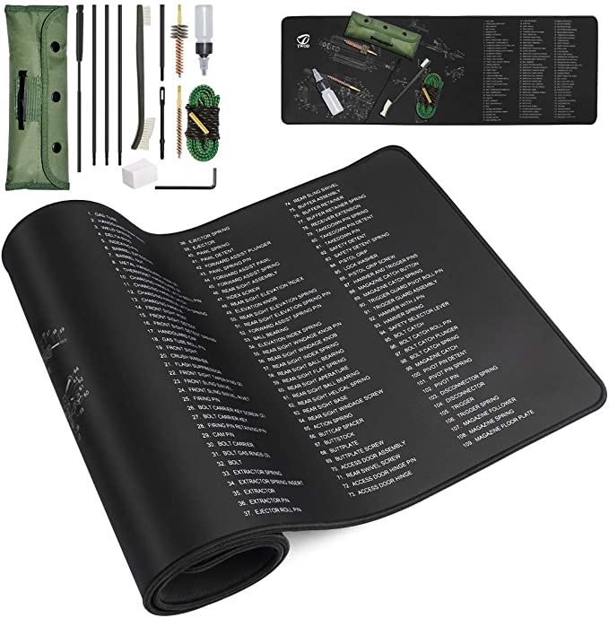 AR-15 Gun Cleaning Mat Kit