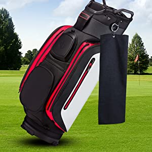 GT13 Golf Towel and Brush for cleaning golf